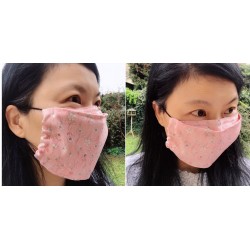masque barrière en tissu avec fente pour filtre