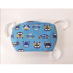 masque barrière enfant avec fente pour filtre 4-6 ans