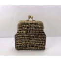 Porte-monnaie avec fermoir rectangulaire