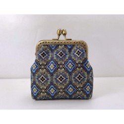 Porte-monnaie avec fermoir rectangulaire