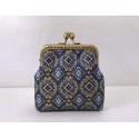 Porte-monnaie avec fermoir rectangulaire