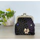 Porte-monnaie avec fermoir rectangulaire