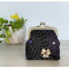 Porte-monnaie avec fermoir rectangulaire
