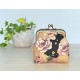 Porte-monnaie avec fermoir rectangulaire