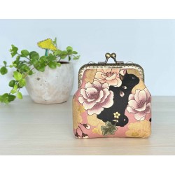Porte-monnaie avec fermoir rectangulaire