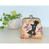 Porte-monnaie avec fermoir rectangulaire
