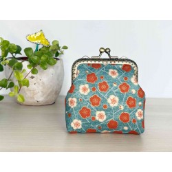 Porte-monnaie avec fermoir rectangulaire