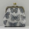 Porte-monnaie avec fermoir rectangulaire