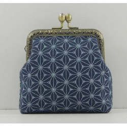 Porte-monnaie avec fermoir rectangulaire
