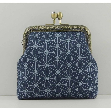 Porte-monnaie avec fermoir rectangulaire